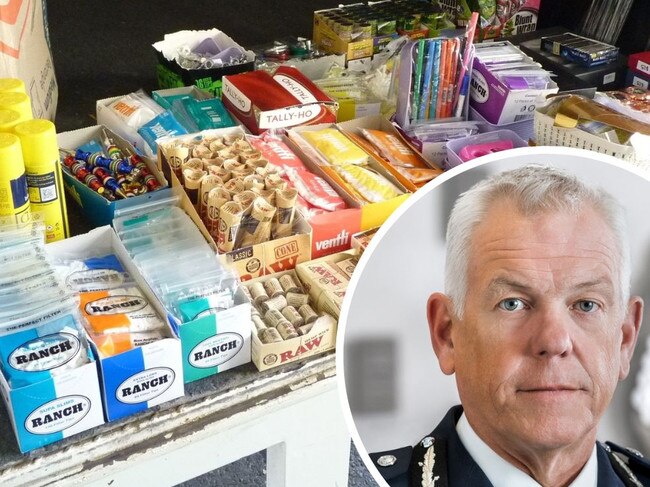 Police have seized $3.8m in illicit tobacco products