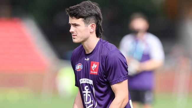 Andrew Brayshaw can expect some close attention this week. Picture: Russell Freeman/AFL Photos via Getty Images