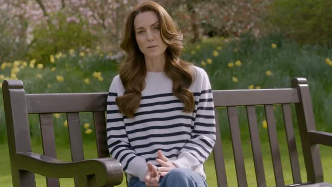 Kate revealed her cancer diagnosis in a video on social media months after her surgery.