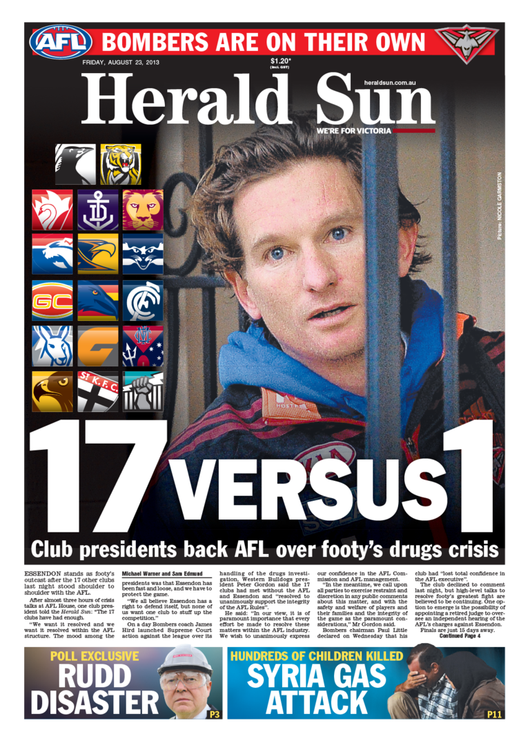 Essendon Drugs Saga: Where Are They Now, Where Players, Coaches And ...