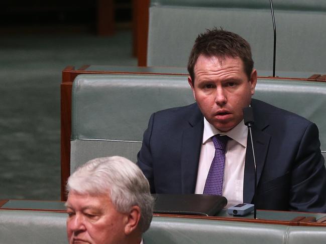 Andrew Broad in Question Time. Picture Kym Smith