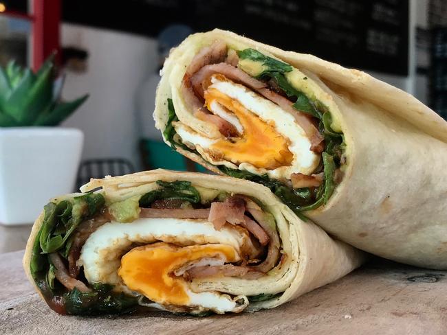 The Brekky Roll at Chillax. Picture: Jenifer Jagielski