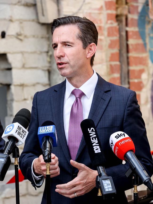 Minister Simon Birmingham. Picture: Russell Millard