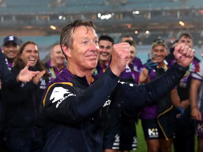 Bellamy has won three premierships as Storm coach.