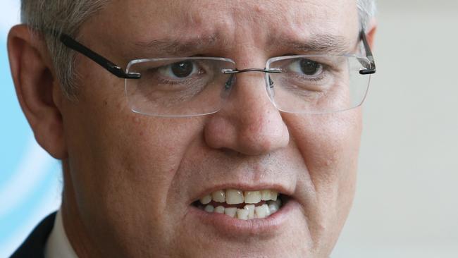 Treasurer Scott Morrison looks like he will target super funds in his first Budget. Picture: Steve Pohlner