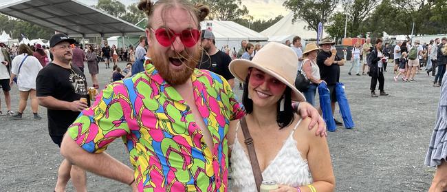 Allan Green and Lotoya Urquhart at Bluesfest 2023. Picture: Savannah Pocock
