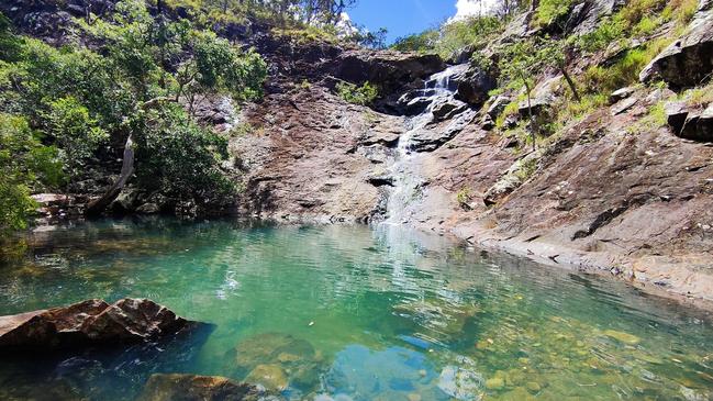 Anniversary Falls in the mountains behind the historic mining town of Herberton. Picture: Peter Carruthers