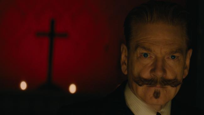 Kenneth Branagh as Hercule Poirot in A Haunting in Venice. Picture: 20th Century Studios