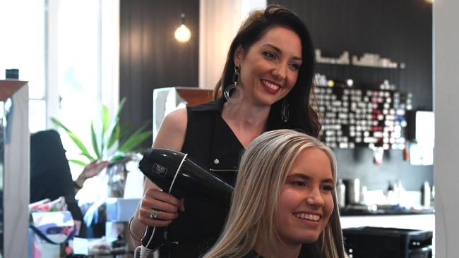 Envy Hair Design & Spa' owner Alisha Newman says clients can receive online consults and pamper packages delivered to their door.