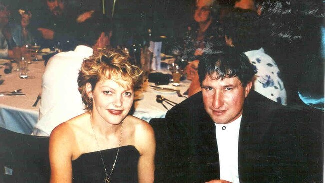 Kath Bergamin with her husband John.