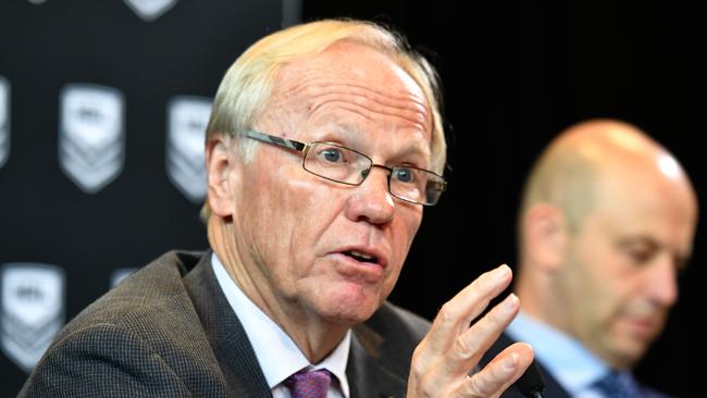 ARL Commission Chairman Peter Beattie says he intends to keep discussing the serious issues facing the game. (AAP Image/Mick Tsikas