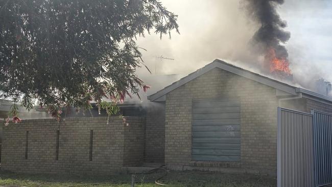 The cause of a house fire on Walnut Ave in Mildura has been deemed suspicious by investigators. Picture: Facebook