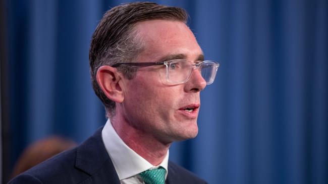 NSW Premier Dominic Perrottet said he has no plans on changing the rules around signage which warn motorists of mobile speed cameras. Picture: Christian Gilles/NCA NewsWire