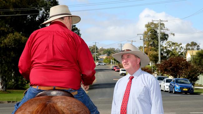 Frank Daley and Barnaby Joyce.