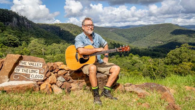 Williamson wrote The Great Divide while isolated on his Gold Coast hinterland property last year. Picture: Luke Marsden