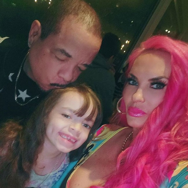 Ice-T and Coco Austin with their daughter Chanel. Picture: coco/Instagram