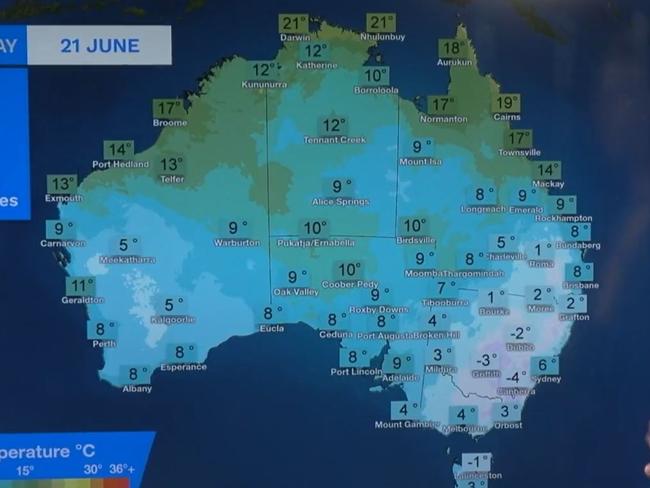 The shortest day of the year is approaching, with Australia to experience less than 10 hours of sunlight and shiver through freezing temperatures this week. The winter solstice will occur this Thursday, marking the day with the shortest amount of sunlight and the longest night of the year.