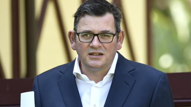 Premier Daniel Andrews will reveal Victoria’s road map out of lockdown on Sunday. Picture: NCA NewsWire / Andrew Henshaw