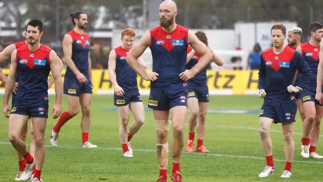 The Demons’ issues up forward has their double-chance hopes in serious doubt. (Photo by Michael Willson/AFL Photos via Getty Images)