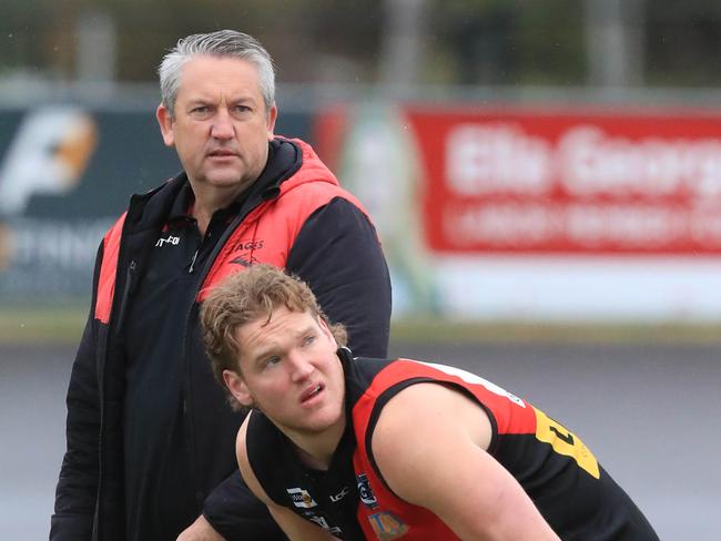 Damien McMahon and Cameron Wilkinson Picture: Mark Wilson