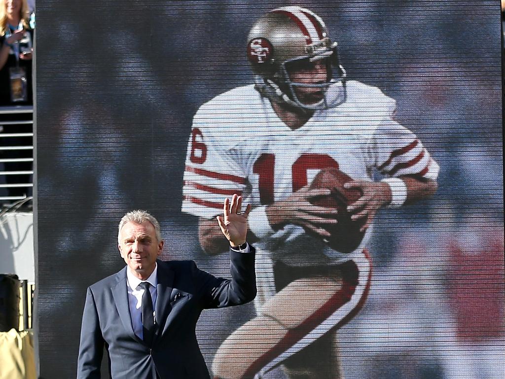 Joe Montana is larger than life.