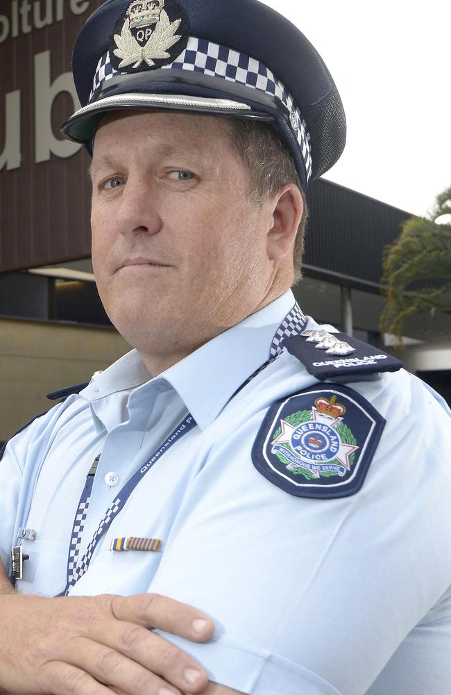 Moreton North Patrol Inspector Paul Ready. Picture: Bradley Cooper