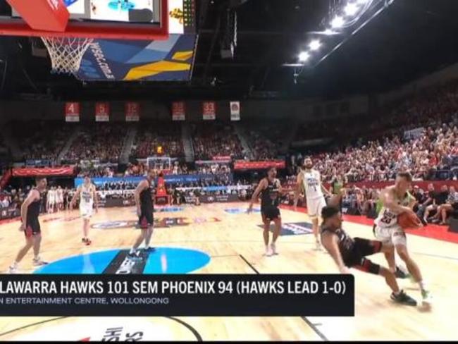 Hawks produce comeback to take Game 1