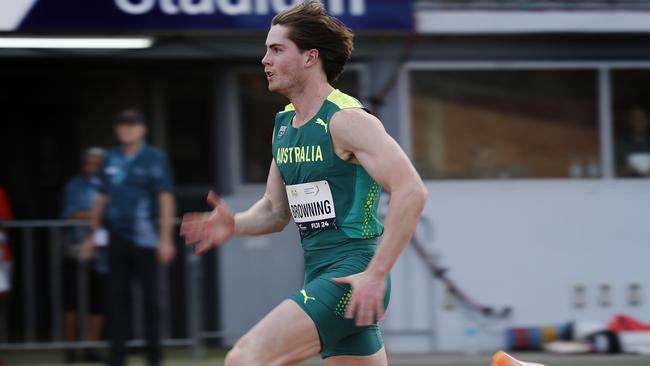 Australian sprinter Rohan Browning has qualified for the Olympics. Picture: Michael Klein