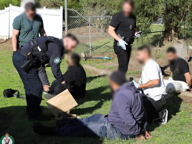 Seven men were charged during the investigation. Picture: NSW Police