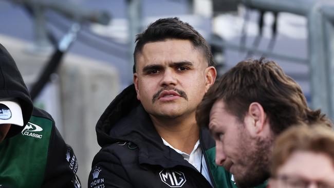 Latrell Mitchell has missed the past two months due to a calf injury but there’s a good chance he’ll be back on the field in two weeks. Picture: Matt King/Getty Images