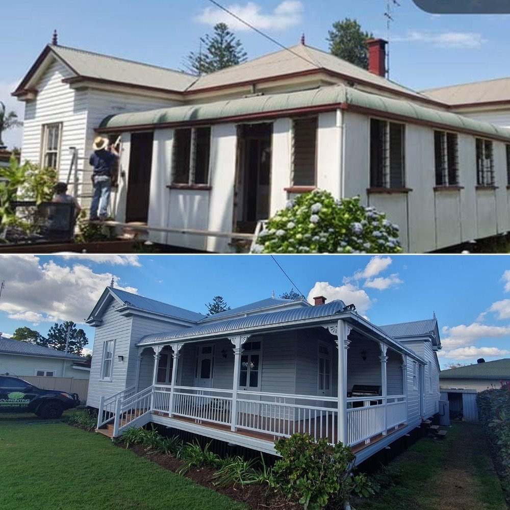 Readers submit home renovation photos. Craig Vlietstra submitted before and after pictures of his home. Picture: Facebook