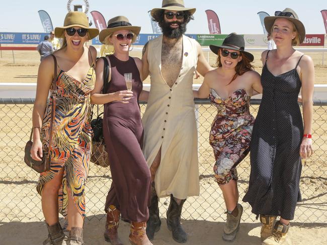 The race day draws more than 6000 people to the remote town of Birdsville. Picture: Salty Dingo.