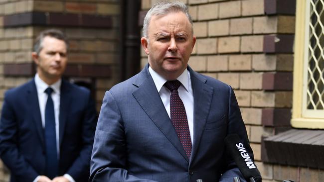 Anthony Albanese in Camperdown, Sydney, on Thursday. Picture: AAP