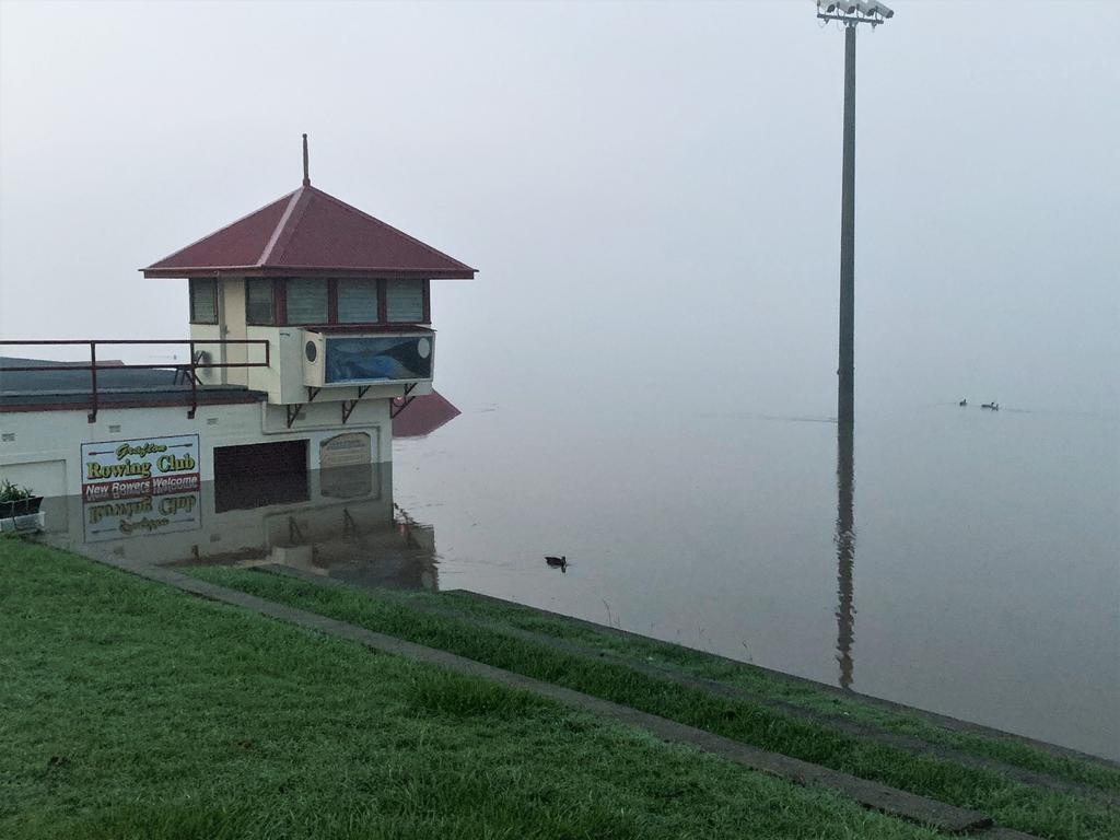 The Clarence River passed the major flood level of 5.4m and was approaching the 6m mark at Prince St, Grafton at 6.30am on Wednesday, 24th March, 2021.