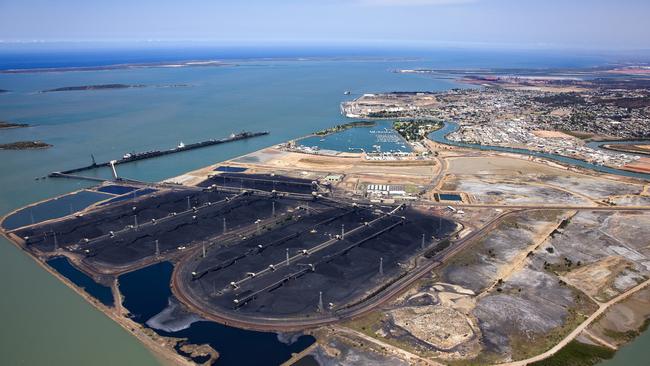 RG Tanna Coal Terminal in Gladstone, Queensland.