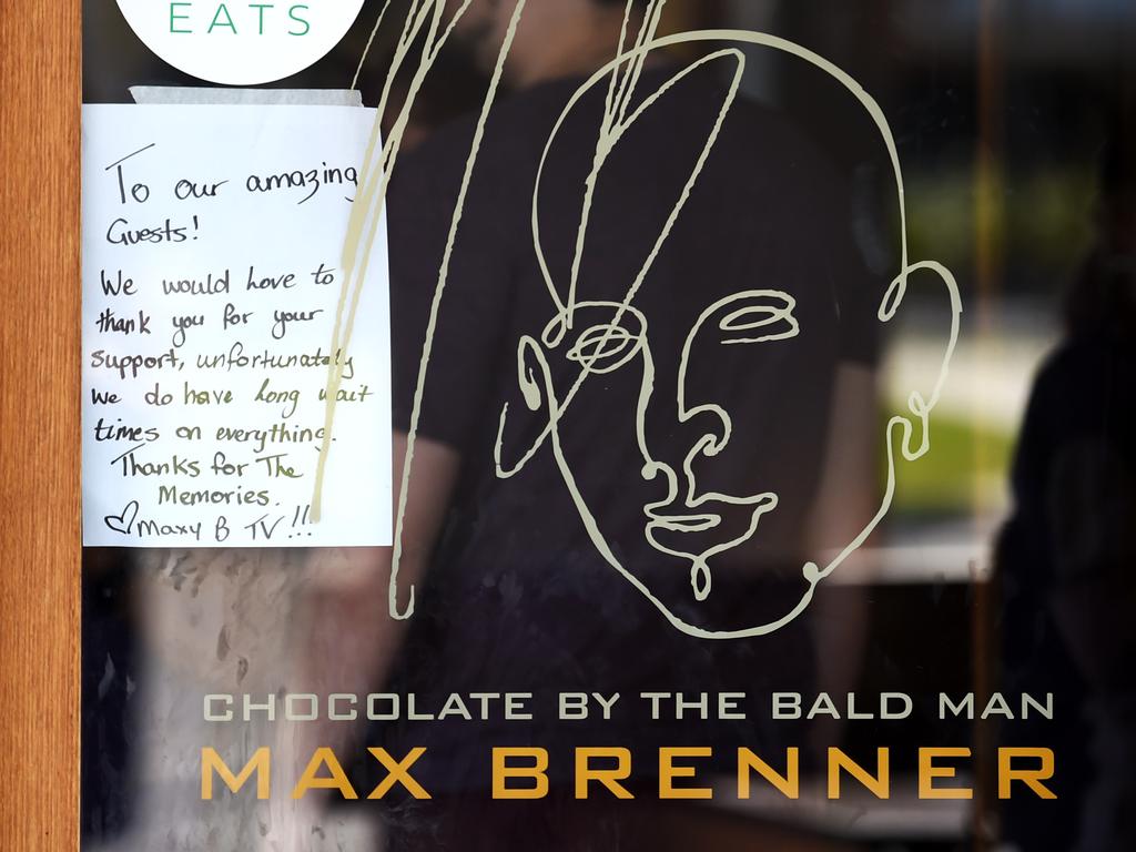 Max Brenner cafes have been closing down. Picture: Supplied