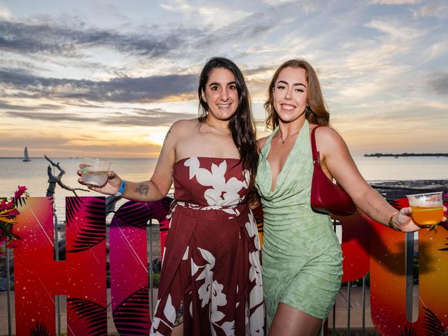 Maya and Steely at the 2025 Hospitality NT Aristocrat Technologies Awards for Excellence, Darwin Ski Club. Picture: Pema Tamang Pakhrin