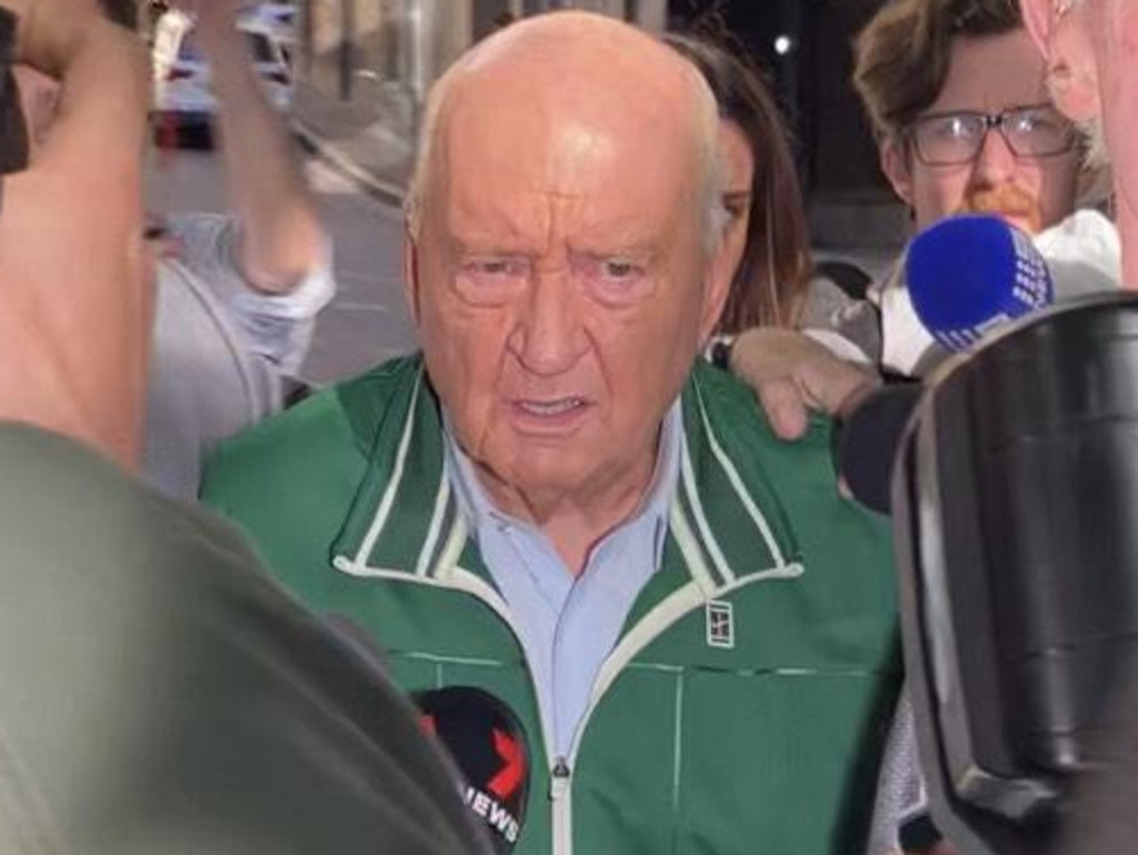 Alan Jones leaving Day Street Police Station