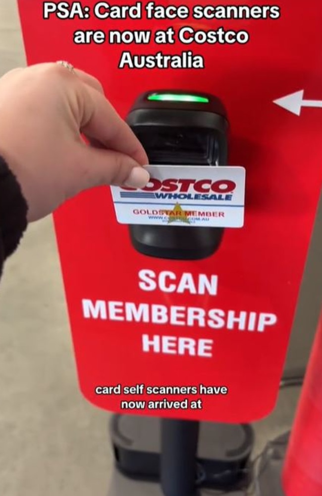 Your face must match the photo on the membership card in order to gain entry. Picture: TikTok/@snackreviews_aus