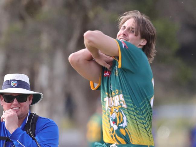 Thomson bowler Blake Ritchie took four wickets. Picture: Mark Wilson