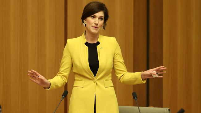 Nicolle Flint in Parliament House, Canberra, in March 2021. Picture: NCA NewsWire / Gary Ramage