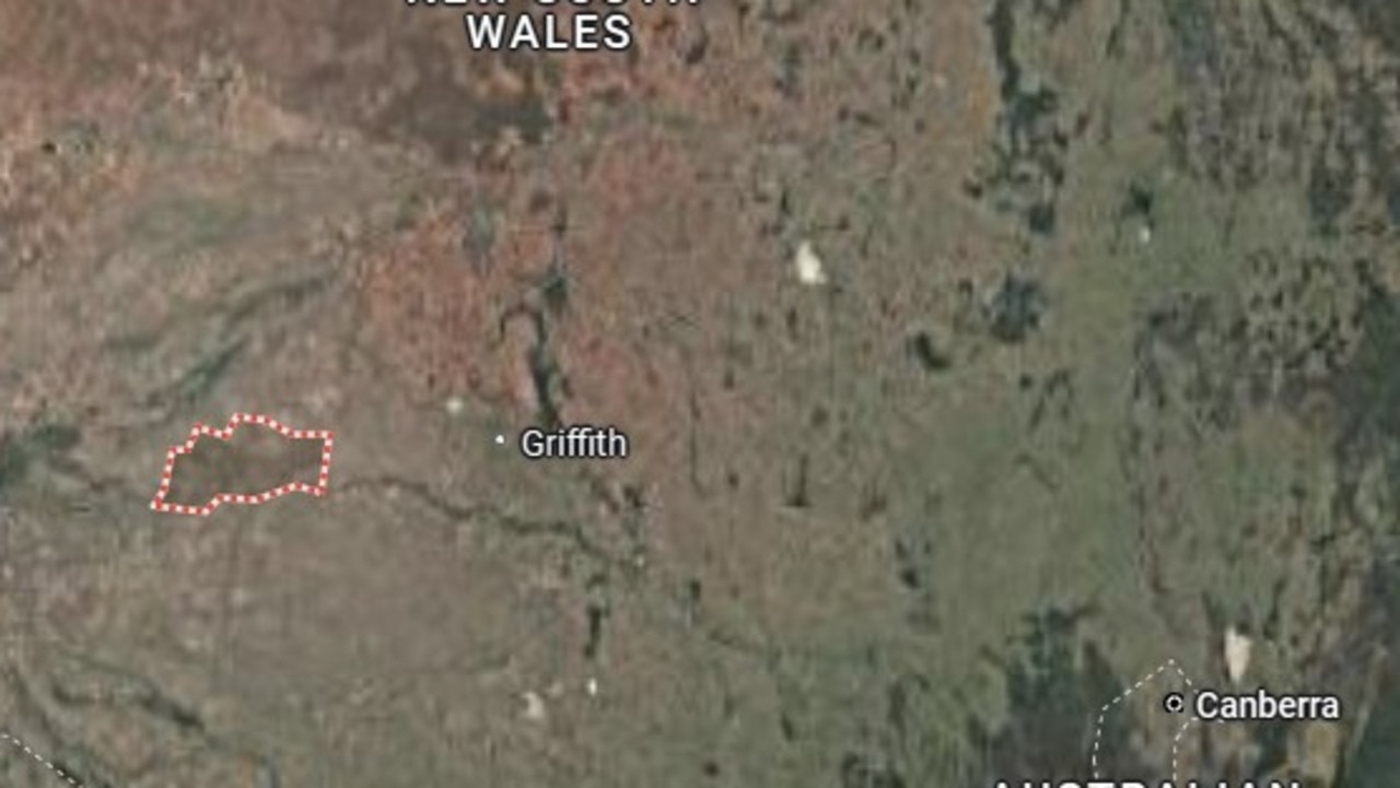 A man has died in a helicopter crash near Hay in remote NSW. Picture: Google Maps