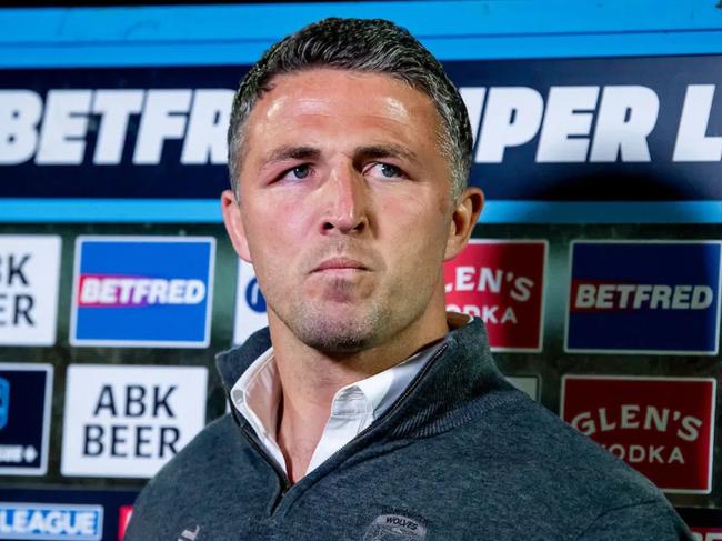 Warrington Wolves coach Sam Burgess.