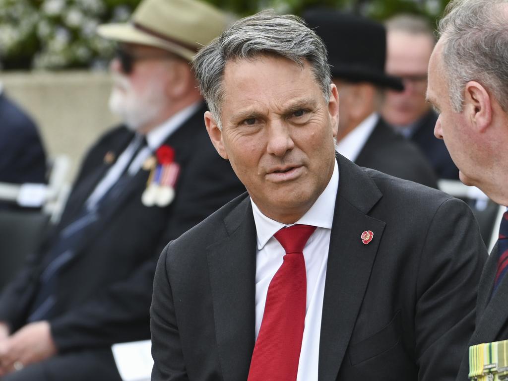 Deputy Prime Minister Richard Marles says Mr Albanese’s meeting with Xi Jinping was an important step towards mending the relationship. Picture: NCA NewsWire / Martin Ollman