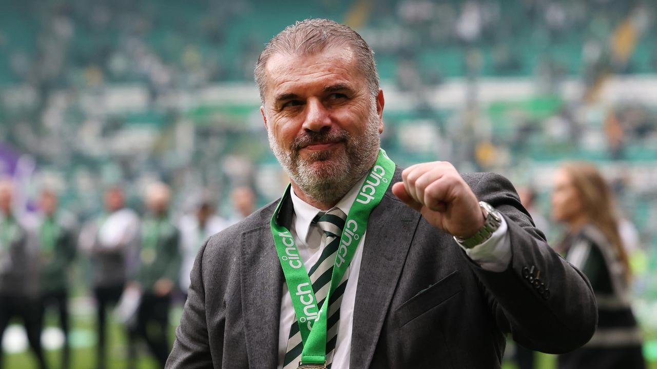 Ange Postecoglou is set to leave Celtic for Tottenham. Picture: Ian MacNicol/Getty Images