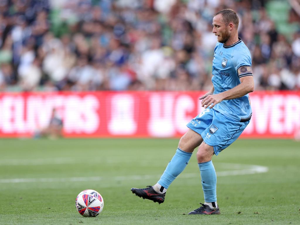 Sydney FC captain Rhyan Grant says it’s ‘must-win’ time for the Sky Blues. Picture: Jonathan DiMaggio/Getty Images