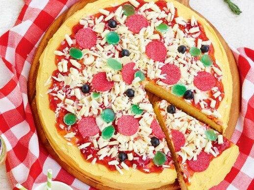 This might look like a pizza but it's really a cake. Picture: Supplied