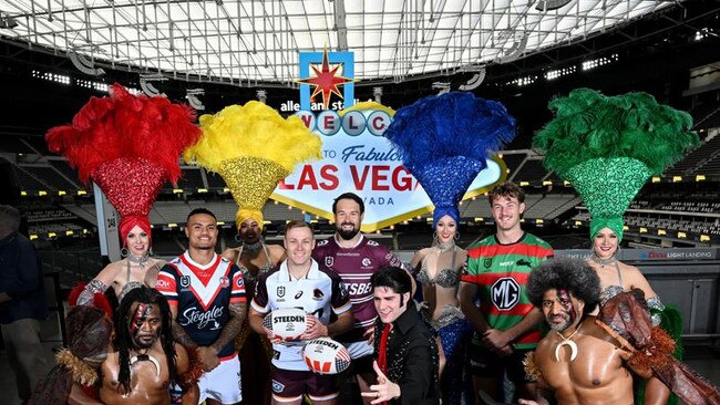 The official launch of the NRL's push into Las Vegas. Credit: NRL Images