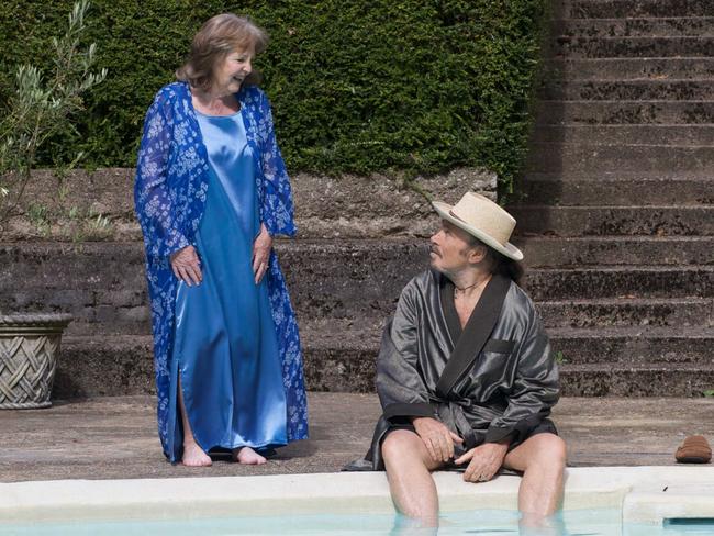 Pauline Collins and Franco Nero in a scene from film The Time Of Their Lives.