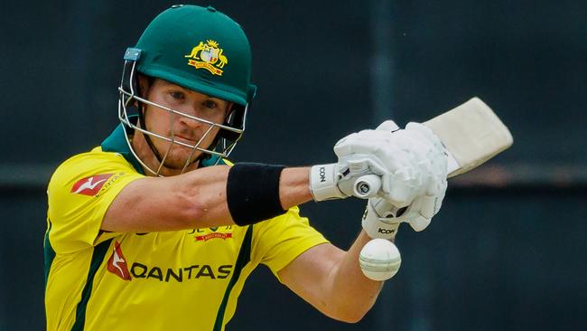 D'Arcy Short will be key to Australia’s chances of a T20 series win. Picture: AFP.